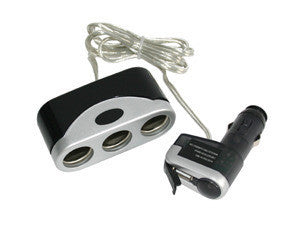 3 Way Socket with USB Port
