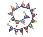18" Strip Country Flags