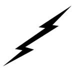 Chrome Lightning Bolt