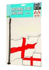 England Flag Sticker Set