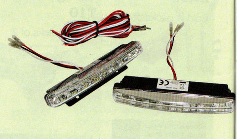 LED running light with indicator function